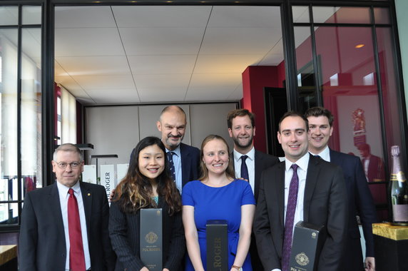 Finale internationale du concours de dégustation inter-Grandes Ecoles  - 21 juin 2019 Champagne Pol Roger